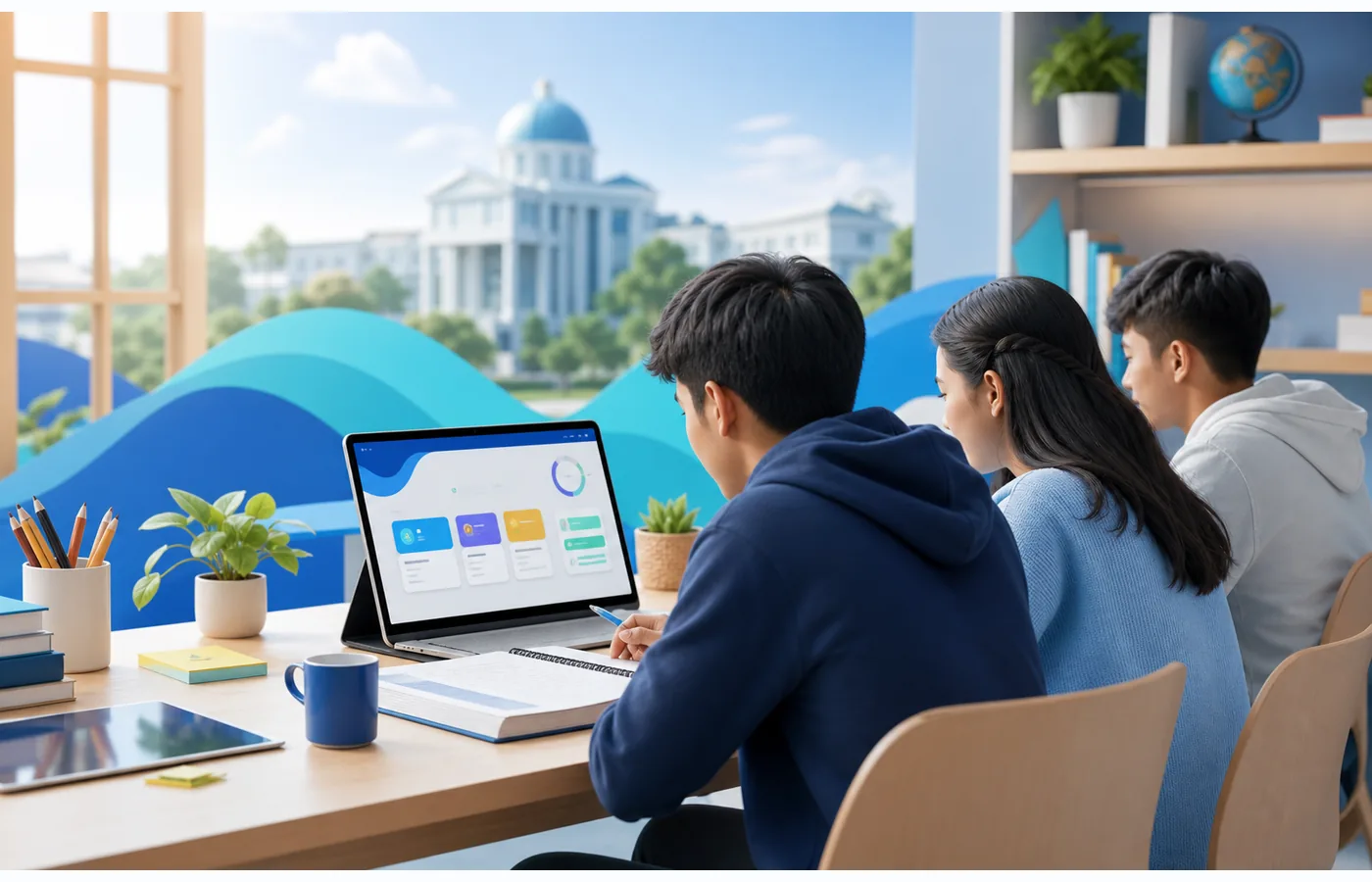 Pelajar mempersiapkan seleksi sekolah kedinasan melalui dashboard belajar Kita Studi