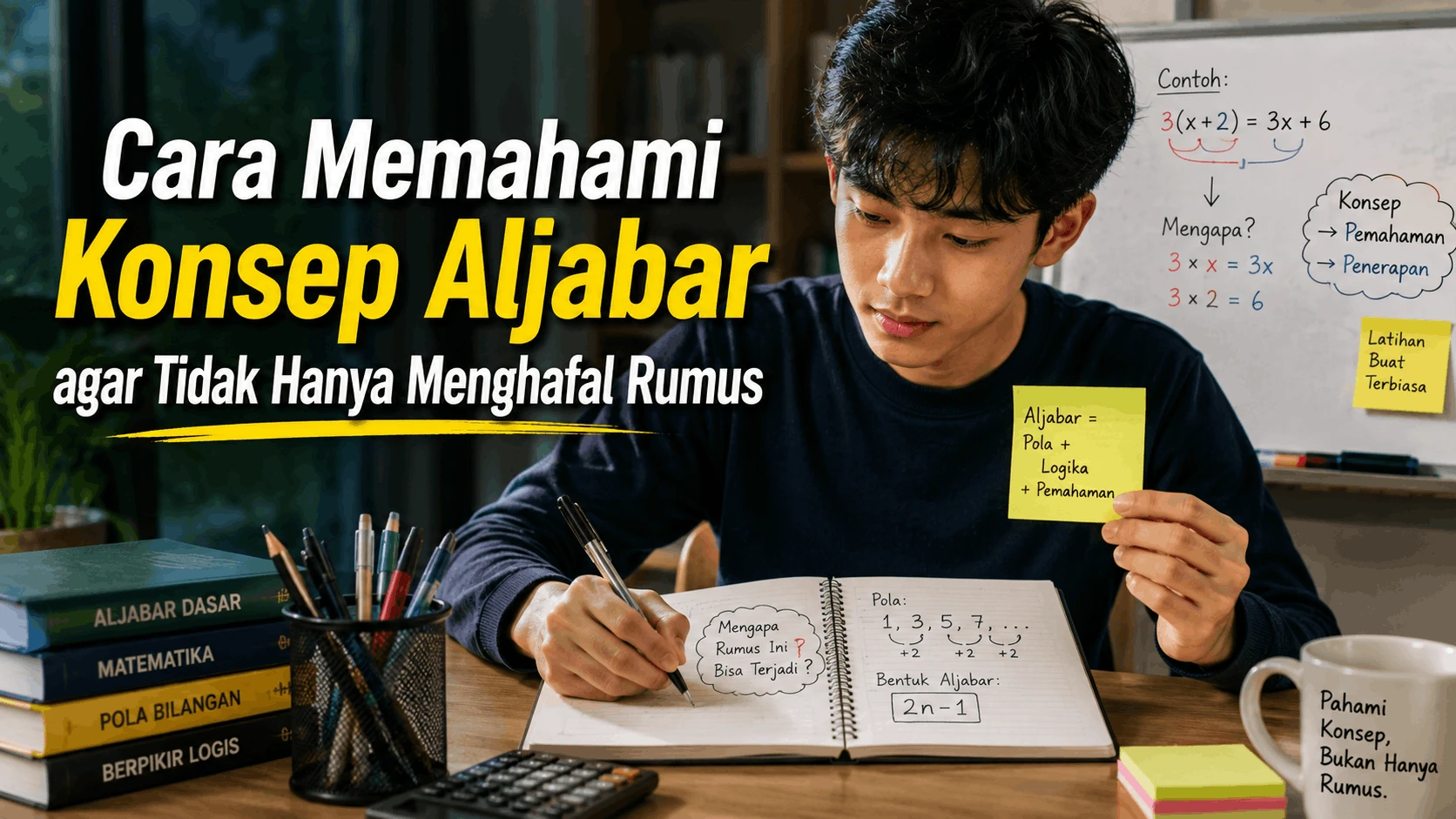 Cara Memahami Konsep Aljabar agar Tidak Hanya Menghafal Rumus