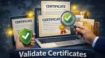 Validasi sertifikat - Beranda
