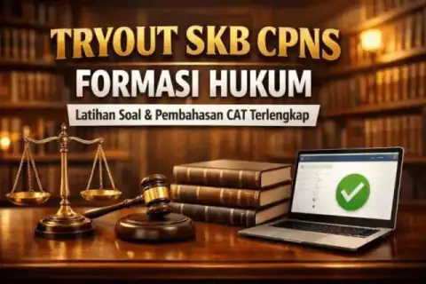 Cover materi untuk Tryout SKB CPNS Formasi Hukum dan Perundangan