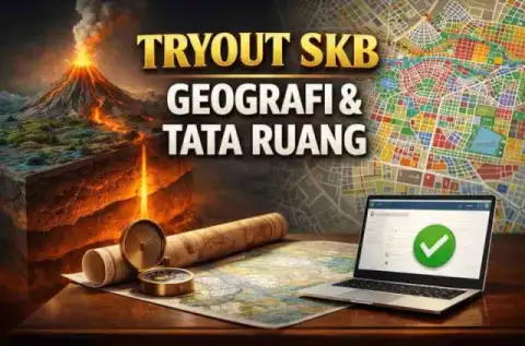 Cover materi untuk Tryout SKB CPNS Formasi Geografi dan Tata Ruang