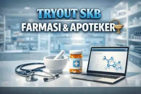 Cover materi untuk Tryout SKB Formasi Apoteker dan Asisten Apoteker