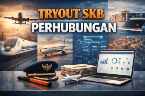Cover materi untuk Tryout SKB CPNS Kementerian Perhubungan