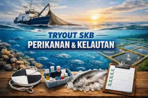 Cover materi untuk Tryout SKB CPNS Kementerian Kelautan dan Perikanan