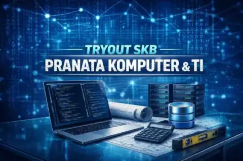 Cover materi untuk Tryout SKB CPNS Pranata Komputer dan Teknologi Informasi