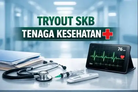 Cover materi untuk Tryout SKB CPNS Tenaga Kesehatan dan Medis