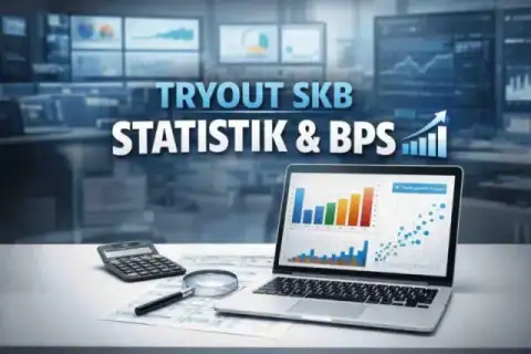 Cover materi untuk Tryout SKB BPS dan Formasi StatistisiK (Latihan Soal CAT Terlengkap)