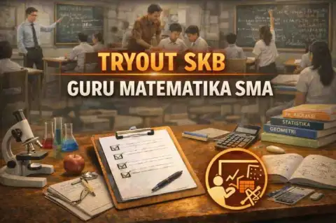 Cover materi untuk Tryout Kompetensi Guru Matematika SMA