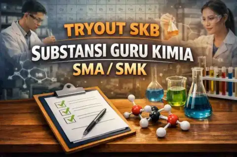 Cover materi untuk Tryout Kompetensi Guru Kimia SMA/SMK