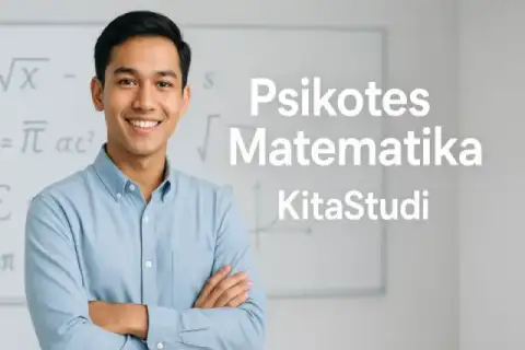 Cover materi untuk Bank Soal dan Pembahasan Psikotes Matematika