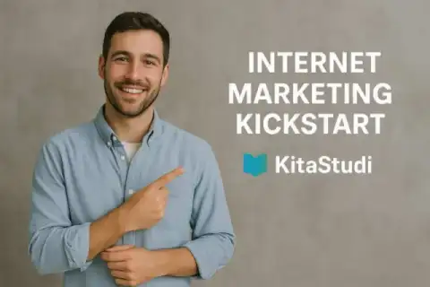 Cover materi untuk Kelas Internet Marketing Kickstart