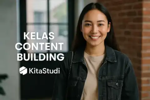 Cover materi untuk Kelas Content Building