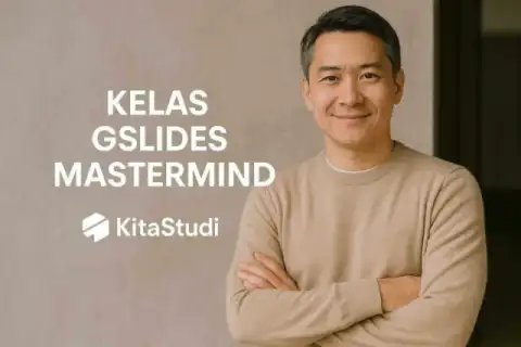 Cover materi untuk Kelas GSlides Mastermind