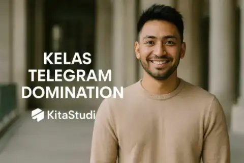 Cover materi untuk Kelas Telegram Domination