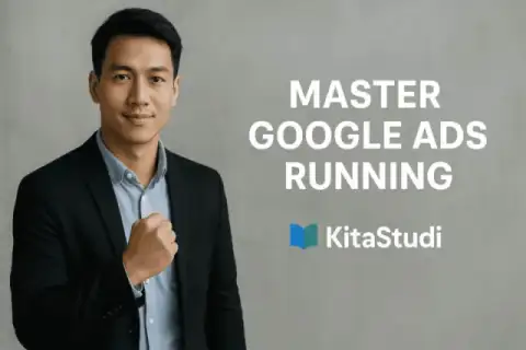 Cover materi untuk Kelas Master Google Ads Running