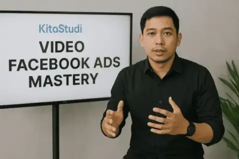 Cover materi untuk Video Facebook Ads Mastery